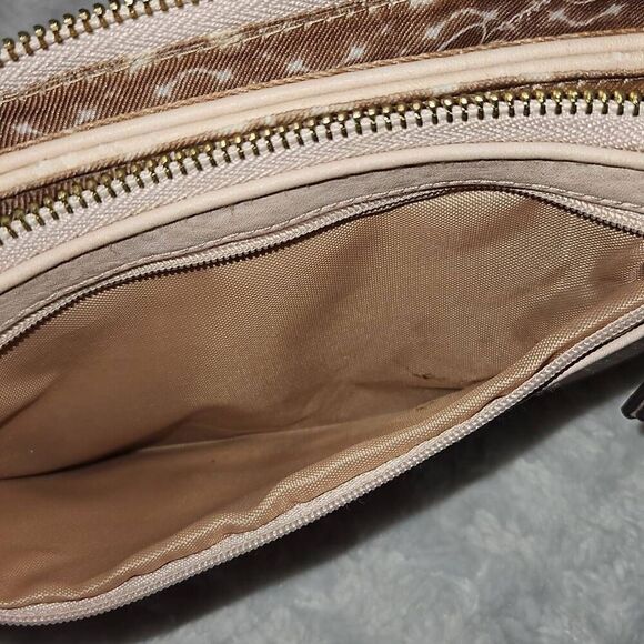 Jessica Simpson Ryanne Crossbody Metallic studded chained strap party purse - Picture 6 of 12